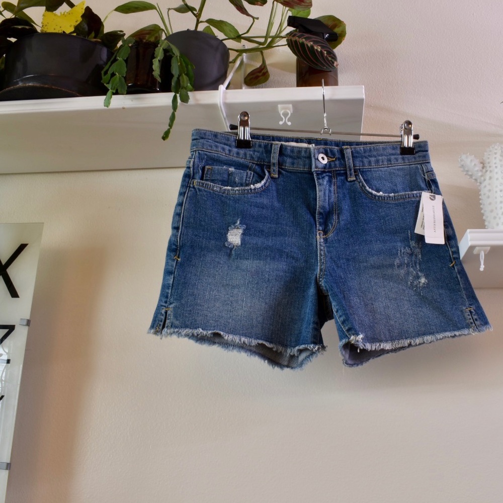 NWT Pilcro and the Letterpress Slim BF shorts